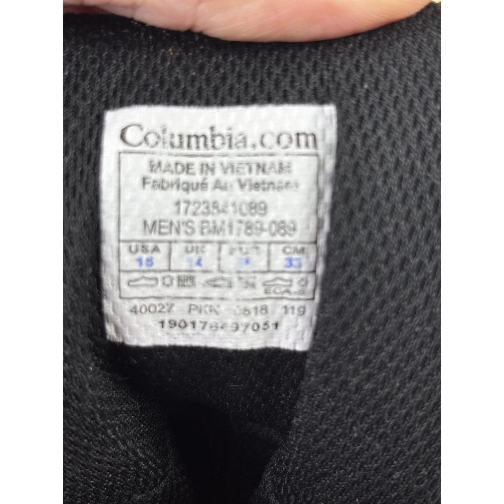 Columbia Granite Ridge Mid Waterproof Hiking Boots Gray Mens 15 Omni Tech